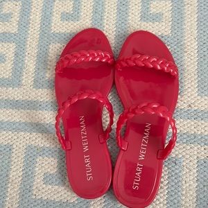 Stuart Weitzman Orchid Jelly Sandals